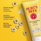 Burt's Bees Soap Bark and Chamomile Deep Cleansing Cream, 6 OZ, thumbnail image 4 of 9