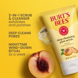 Burt's Bees Peach and Willow Bark Deep Pore Scrub, Exfoliating Facial Scrub, 4 OZ, thumbnail image