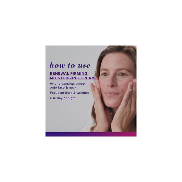 Burt's Bees Renewal Firming Moisturizing Cream with Bakuchiol, A Natural Retinol Alternative, 1.8 oz