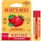 Burt's Bees 100% Natural Moisturizing Lip Balm, Strawberry with Beeswax & Fruit Extracts, thumbnail image