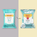 Burt's Bees Micellar Facial Towelettes with Coconut and Lotus, 30 CT, thumbnail image