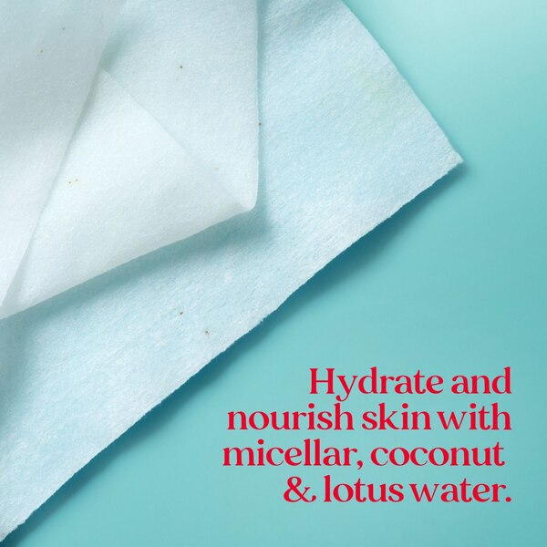 Burt's Bees Micellar Facial Towelettes with Coconut and Lotus, 30 CT