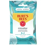 Burt's Bees Micellar Facial Towelettes With Coconut and Lotus, 10 CT, thumbnail image