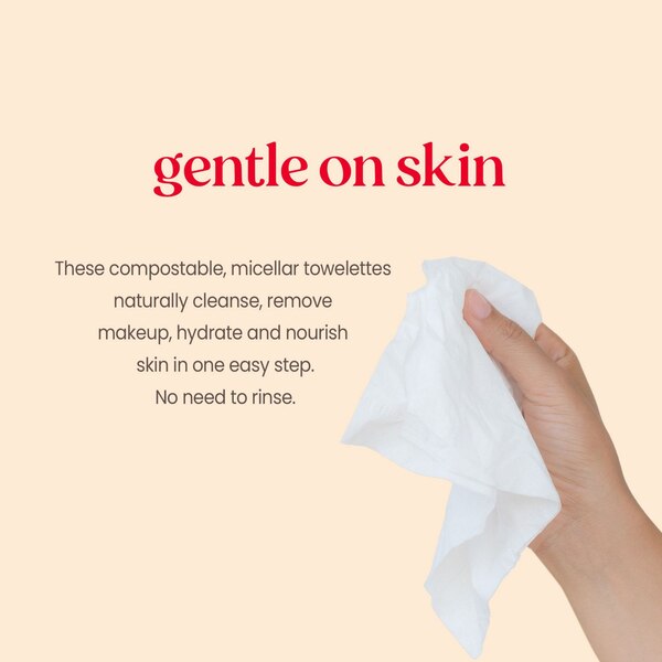 Burt's Bees Micellar Facial Towelettes With Coconut and Lotus, 10 CT