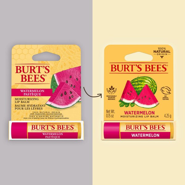 Burt's Bees 100% Natural Origin Moisturizing Lip Balm, Watermelon