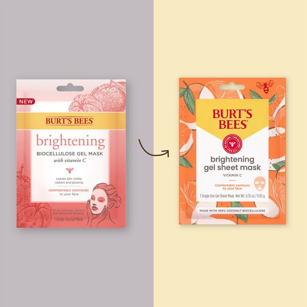 Burt's Bees Brightening Gel Sheet Mask With Vitamin C