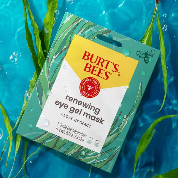 Burt's Bees Renewing Natural Hydrogel Eye Mask with Algae Extract