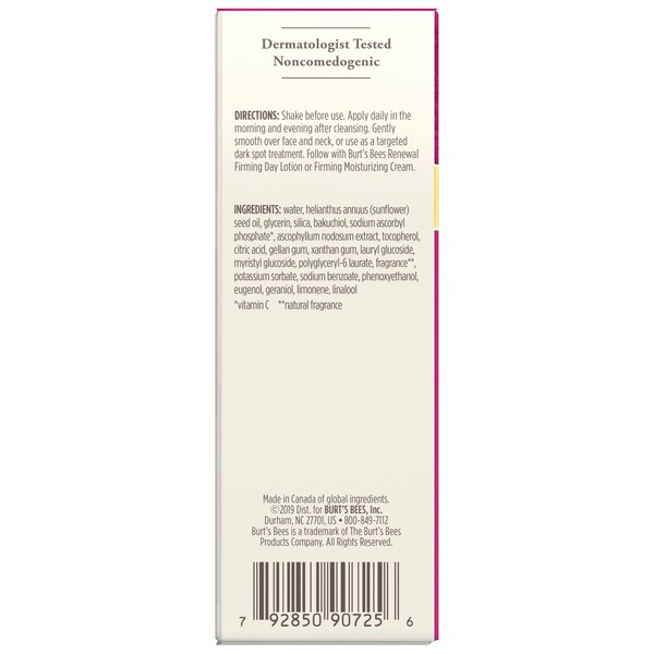 Burt's Bees Renewal Dark Spot Corrector, 1 OZ