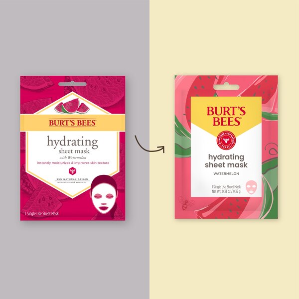 Burt's Bees Hydrating Sheet Mask with Watermelon
