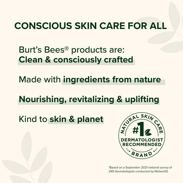 Burt's Bees Facial Cleansing Towelettes for Oily & Acne Prone Skin, 30CT