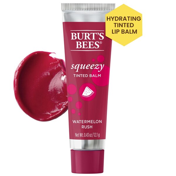 Burt's Bees 100% Natural Origin Squeezy Tinted Lip Balm, Enriched With Beeswax and Cocoa Butter