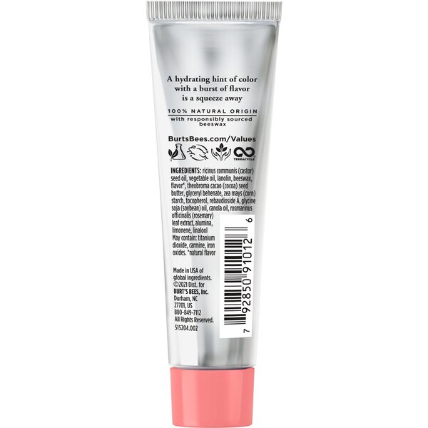 Burt's Bees 100% Natural Origin Squeezy Tinted Lip Balm, Enriched With Beeswax and Cocoa Butter