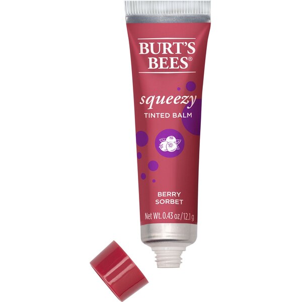 Burt's Bees 100% Natural Origin Squeezy Tinted Lip Balm, Enriched With Beeswax and Cocoa Butter