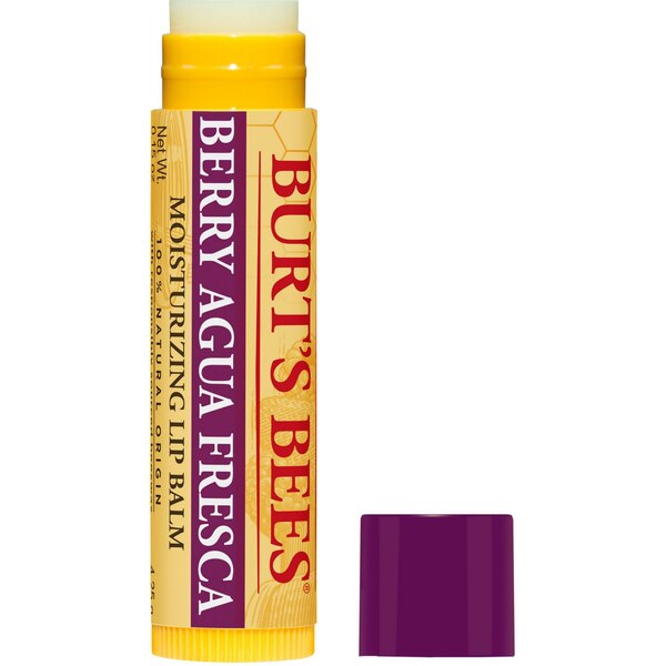 Burt's Bees Moisturizing Lip Balm, Berry Agua Fresca, 0.15 OZ