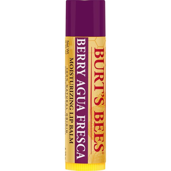 Burt's Bees Moisturizing Lip Balm, Berry Agua Fresca, 0.15 OZ