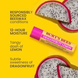 Burt's Bees Lip Balm, 100% Natural Origin Moisturizing , Dragonfruit Lemon, thumbnail image