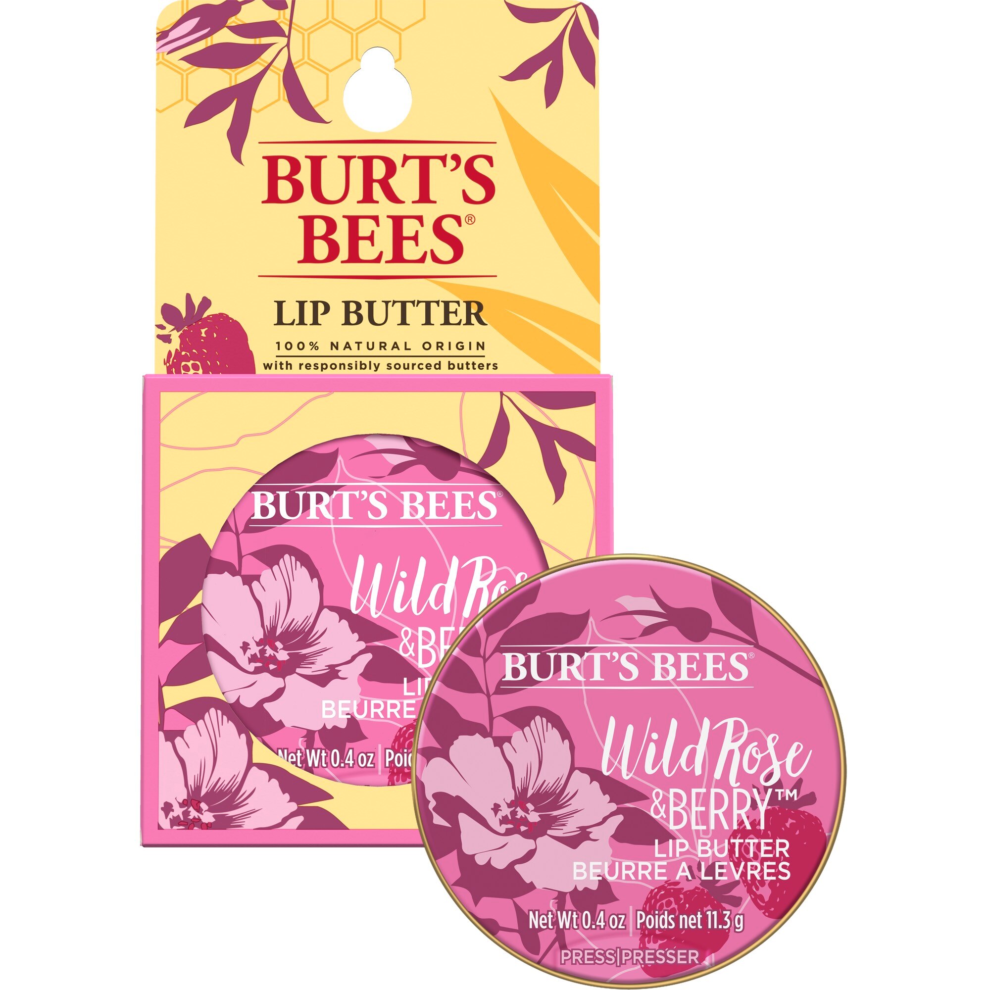 Burt's Bees 100% Natural Moisturizing Lip Butter Tin