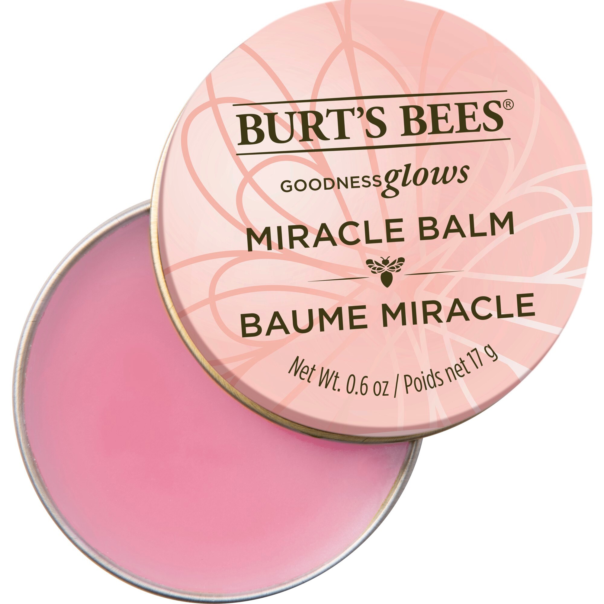 Burt's Bees 100% Natural Origin Goodness Glows Miracle Balm, 0.6 OZ