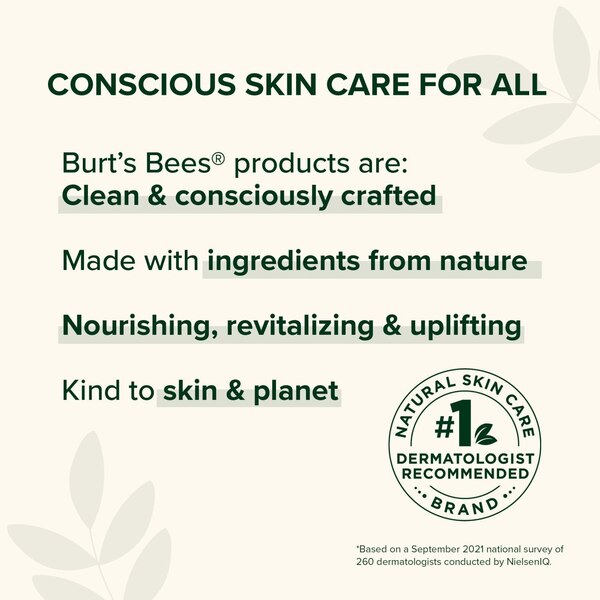 Burt's Bees Truly Glowing Refreshing Gel Cleanser with Naturally Derived Hyaluronic Acid, 6 OZ