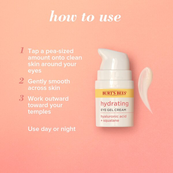 Burt's Bees Hydrating Eye Gel Cream, 0.5 Fluid Ounce