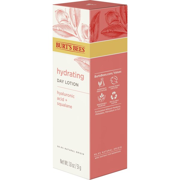 Burt's Bees Hydrating Day Lotion for Dry Skin, 1.8 fl oz