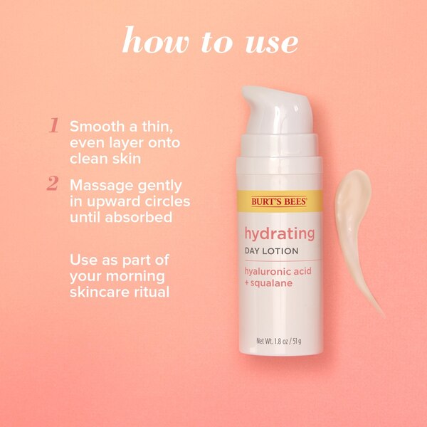 Burt's Bees Hydrating Day Lotion for Dry Skin, 1.8 fl oz