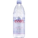 Evian, Drinking Spring Water Bottles, 6 ct, 1 L, thumbnail image