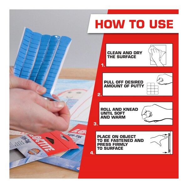 Loctite Fun Tak Mounting Tabs, 2 oz