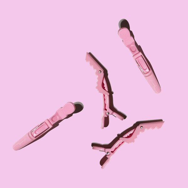 Mermade Grip Clips, Pink