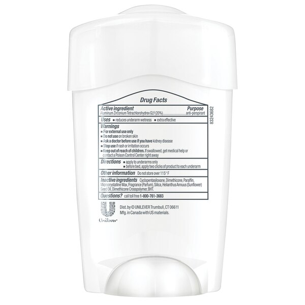 Dove Clinical Protection 48-Hour Antiperspirant Stick, Original Clean, 1.7 OZ