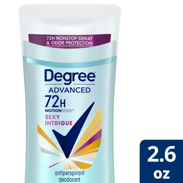 Degree Advanced 72-Hour Motionsense Antiperspirant & Deodorant Stick, Sexy Intrigue, 2.6 OZ