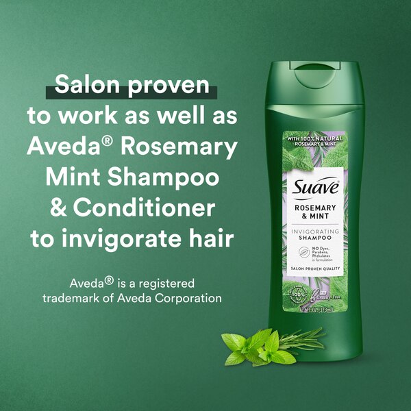 Suave Professionals Rosemary & Mint Invigorating Shampoo, 12.6 OZ