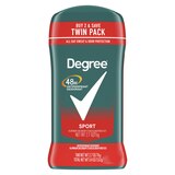 Degree 48-Hour Sport Antiperspirant & Deodorant Stick, 2.7 OZ, 2 Pack, thumbnail image