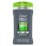 Dove Men+Care 48-Hour Antiperspirant Stick, Extra Fresh, 2.7 OZ, 2 Pack, thumbnail image
