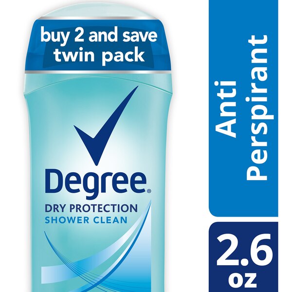 Degree 48-Hour Antiperspirant & Deodorant Stick, Shower Clean