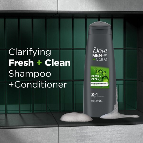 Dove Men+Care Fresh & Clean 2-in-1 Shampoo & Conditioner