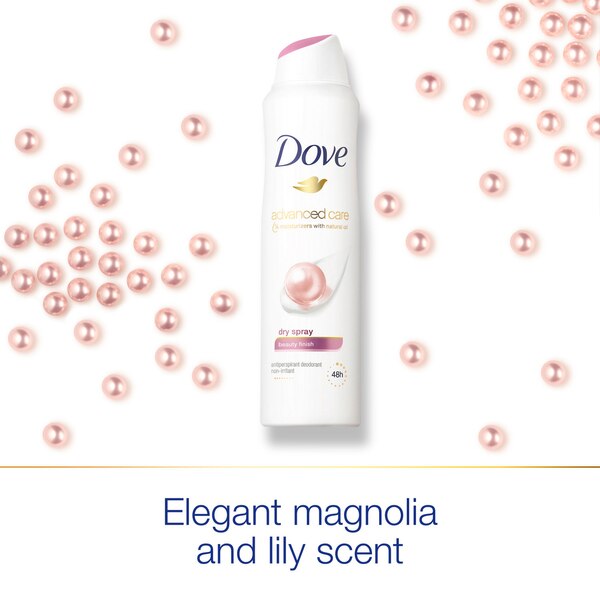 Dove Advanced Care 48-Hour Antiperspirant & Deodorant Dry Spray, Beauty Finish, 3.8 OZ