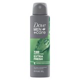 Dove Men+Care 72-Hour Moisturizing Cream Antiperspirant Dry Spray, Extra Fresh, 3.8 OZ, thumbnail image 1 of 7
