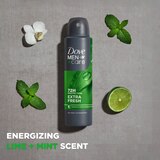 Dove Men+Care 72-Hour Moisturizing Cream Antiperspirant Dry Spray, Extra Fresh, 3.8 OZ, thumbnail image 5 of 7
