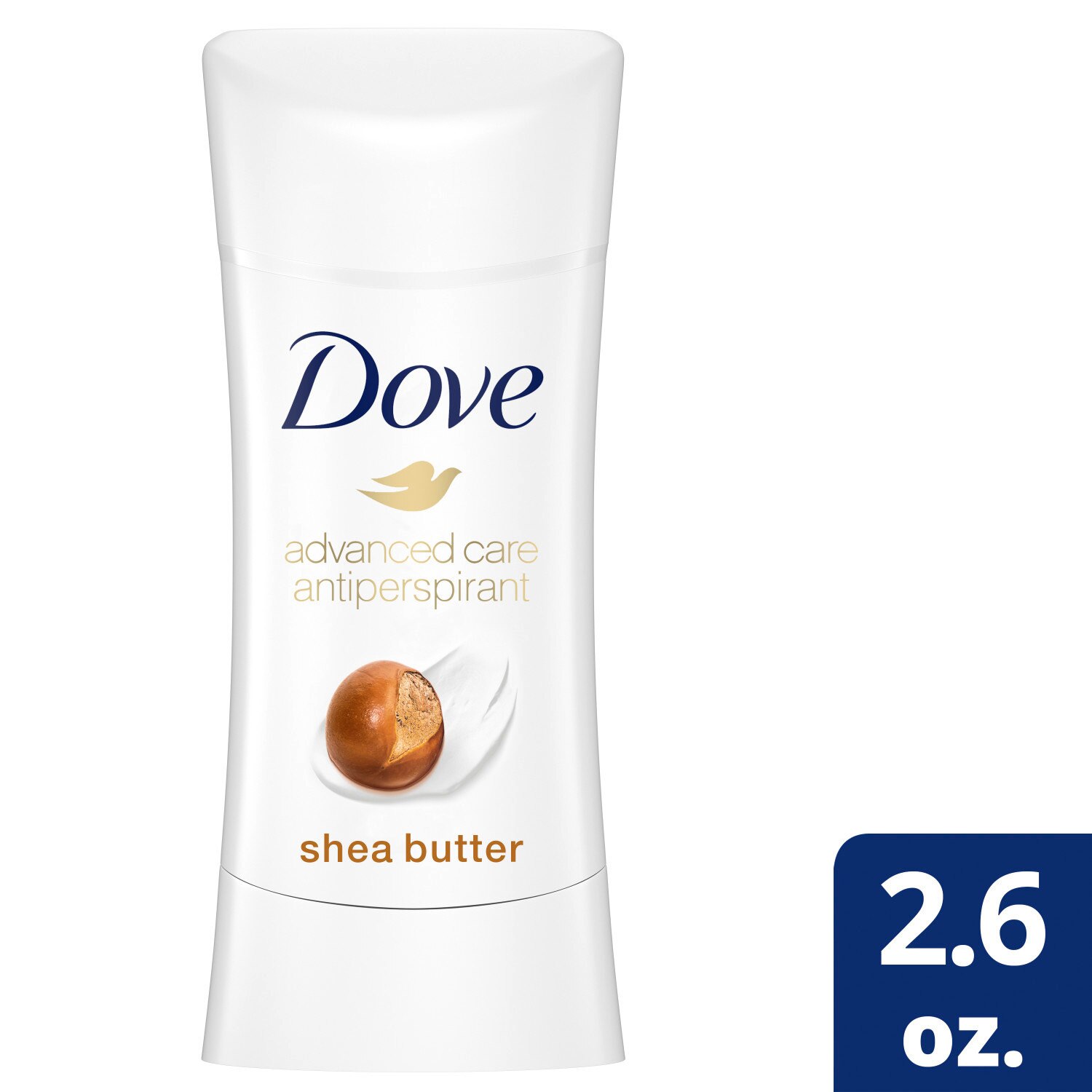 Dove Antiperspirant & Deodorant Stick 48-Hour Advanced Care, Shea Butter, 2.6 OZ