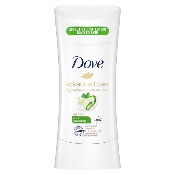 Dove Advanced Care 48-Hour Antiperspirant & Deodorant Stick, Cool Essentials