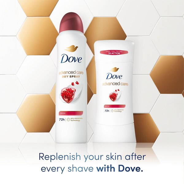 Dove Advanced Care 48-Hour Antiperspirant & Deodorant Stick, Revive, 2.6 OZ