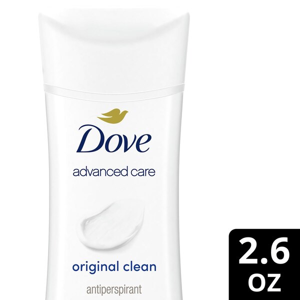 Dove Advanced Care 48-Hour Antiperspirant & Deodorant Stick, Original Clean, 2.6 OZ