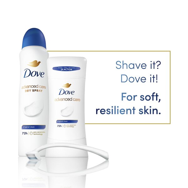 Dove Advanced Care 48-Hour Antiperspirant & Deodorant Stick, Original Clean, 2.6 OZ