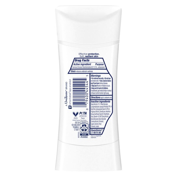 Dove Advanced Care 48-Hour Antiperspirant & Deodorant Stick, Original Clean, 2.6 OZ