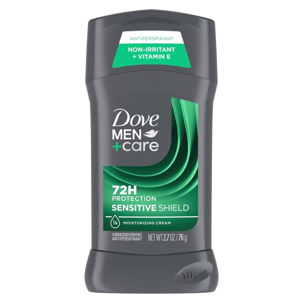 Dove Men+Care 72-Hour Sensitive Shield Antiperspirant Stick, 2.7 OZ