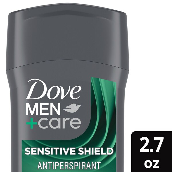 Dove Men+Care 72-Hour Sensitive Shield Antiperspirant Stick, 2.7 OZ