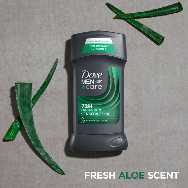 Dove Men+Care 72-Hour Sensitive Shield Antiperspirant Stick, 2.7 OZ