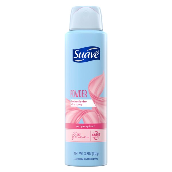Suave Antiperspirant Dry Powder Spray, 3.8 OZ