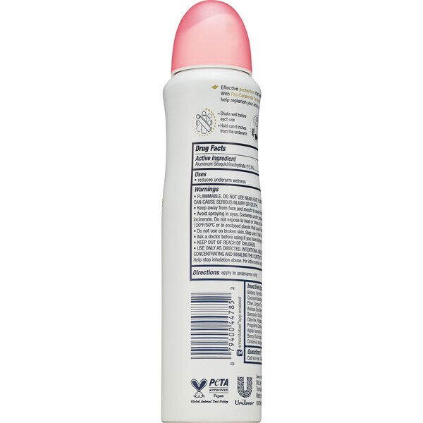 Dove Advanced Care 48-Hour Antiperspirant & Deodorant Dry Spray, Rose Petals